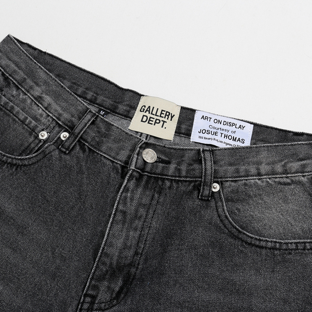 Vintage Grey Flared Denim Jeans