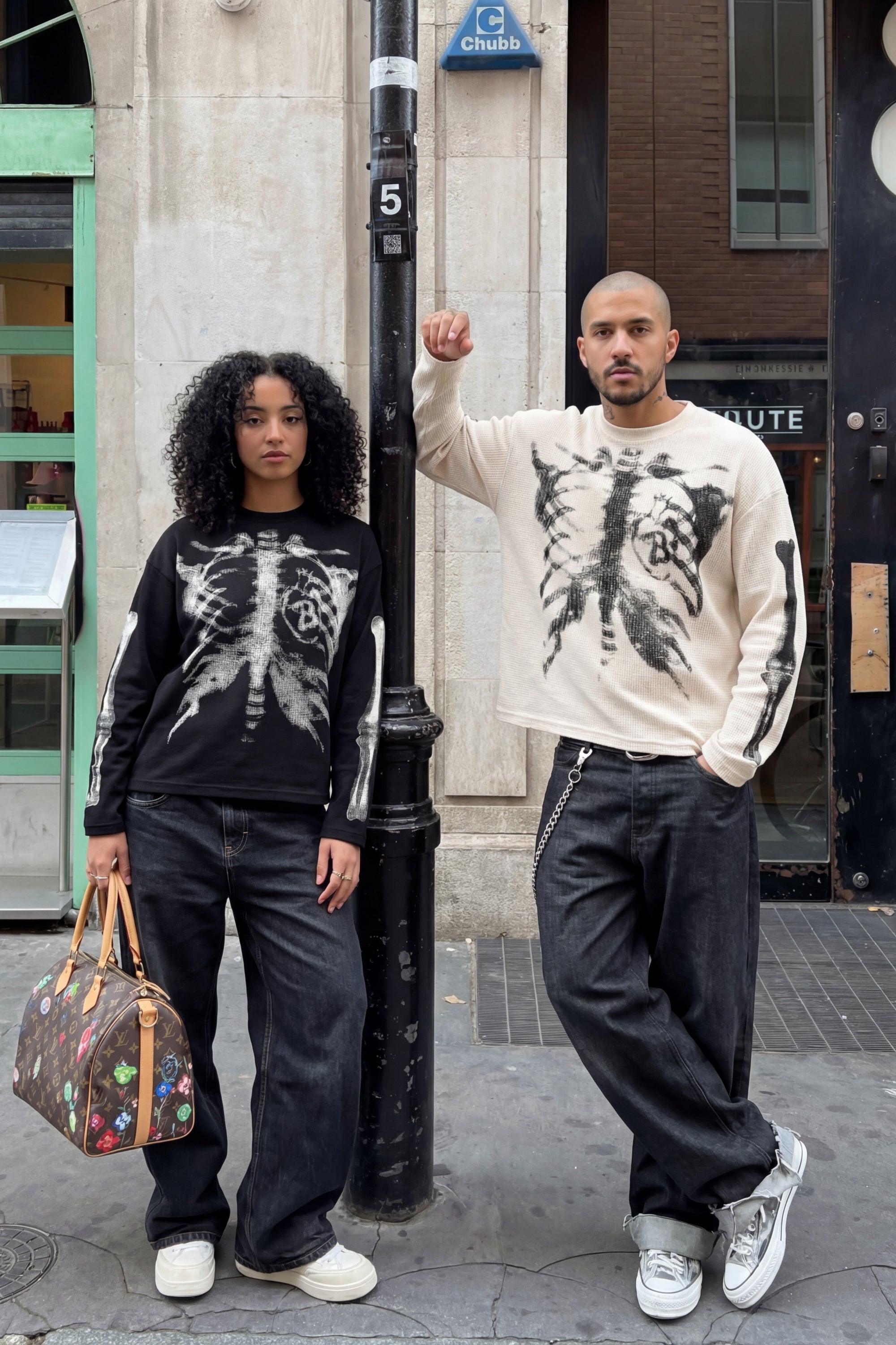 T-Shirt Manches Longues "Skeleton"