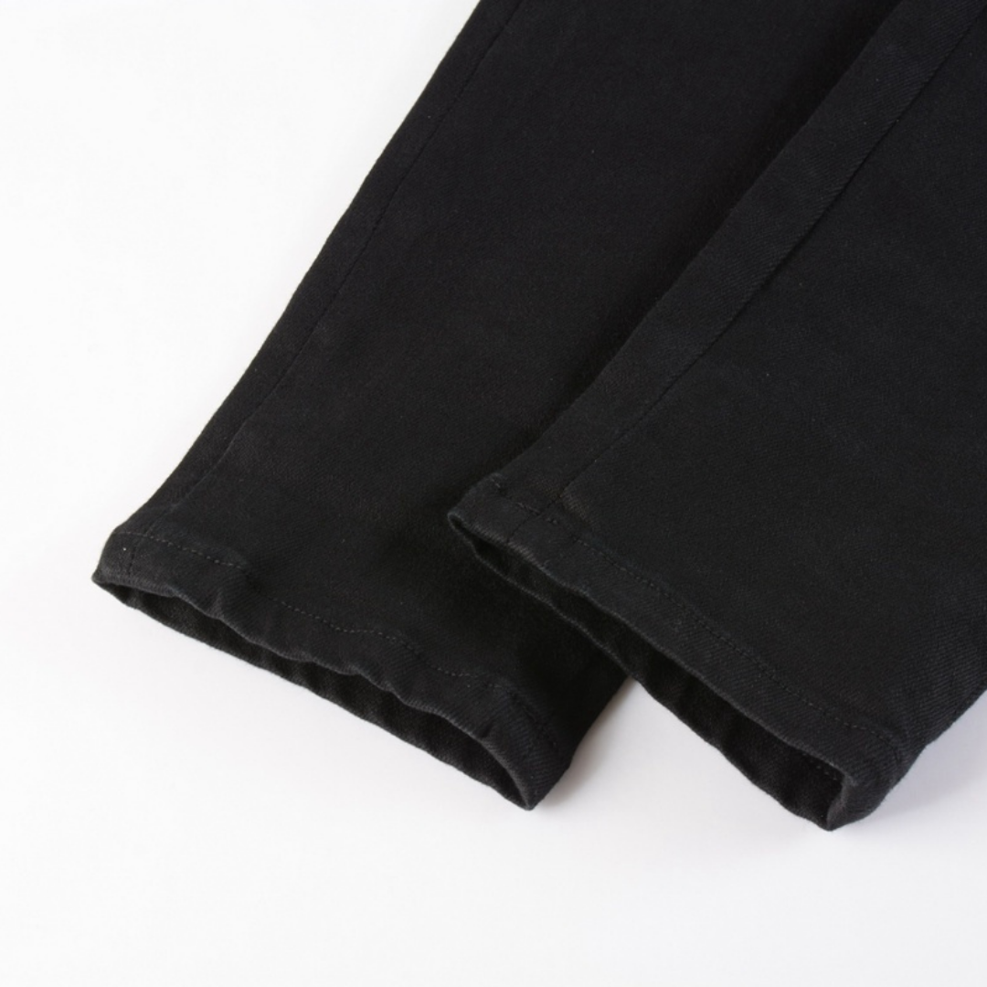 Classic Black Ripped Jeans