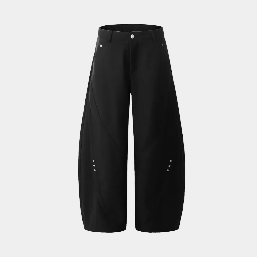 Retro Unisex Barrel Baggy Pants