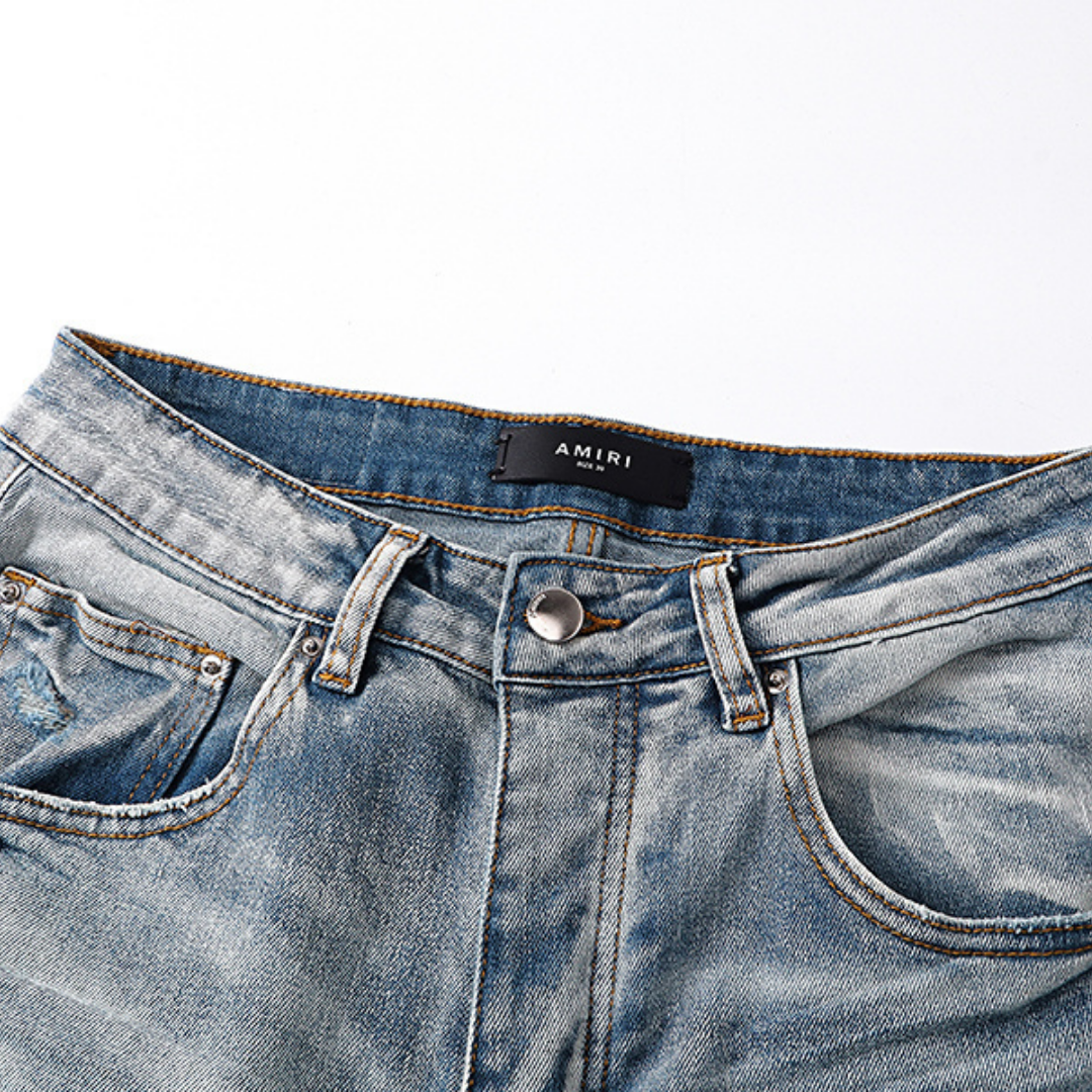 Light Blue Signature Logo Jeans