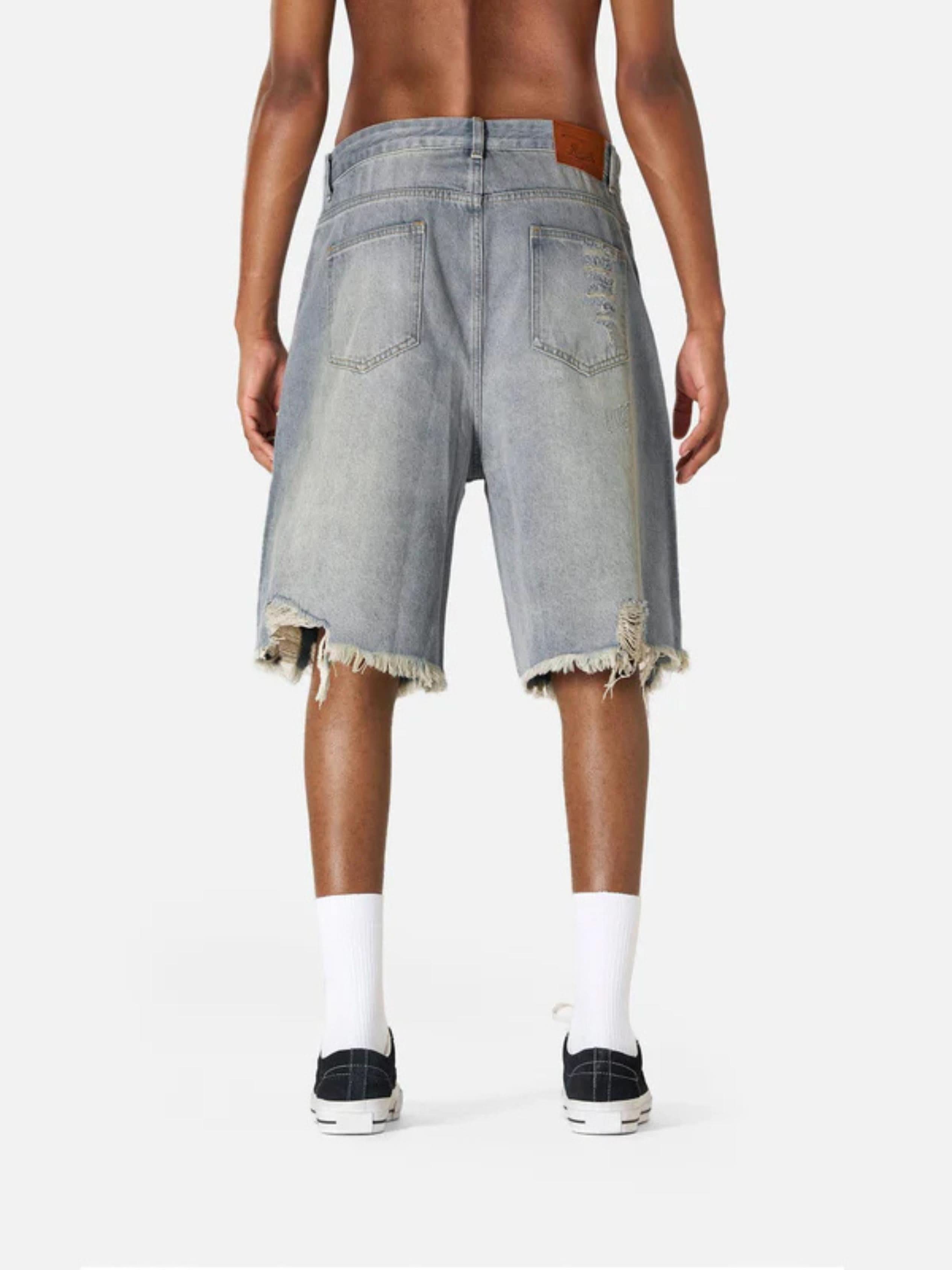 Short en Jean "Rhinestone"