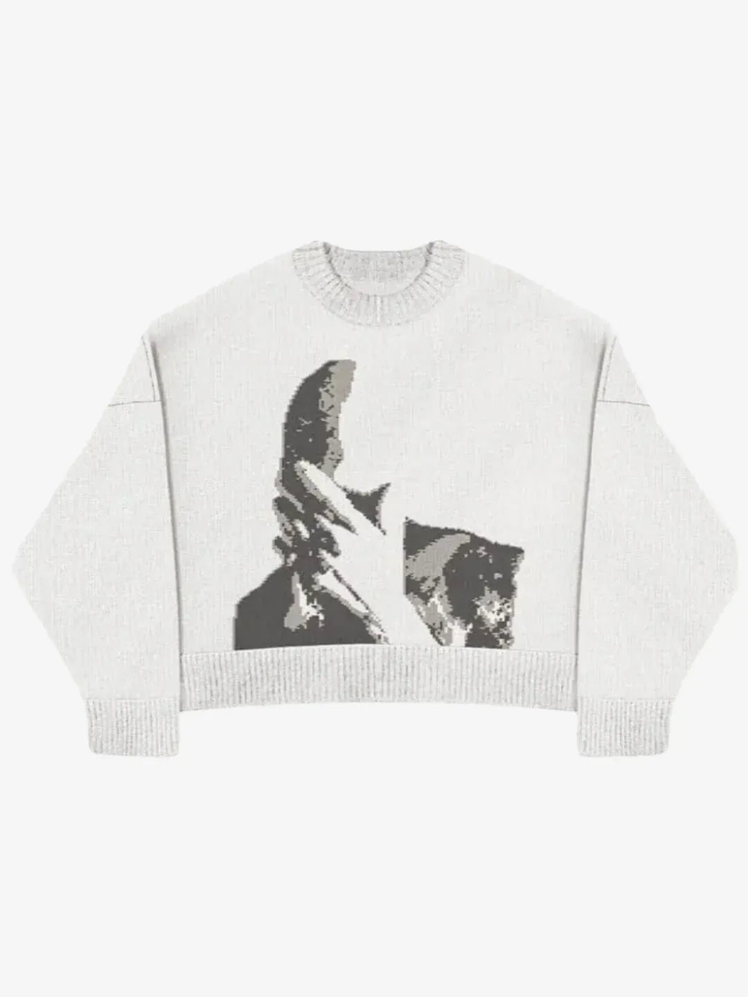 Pull en Maille "Why?"