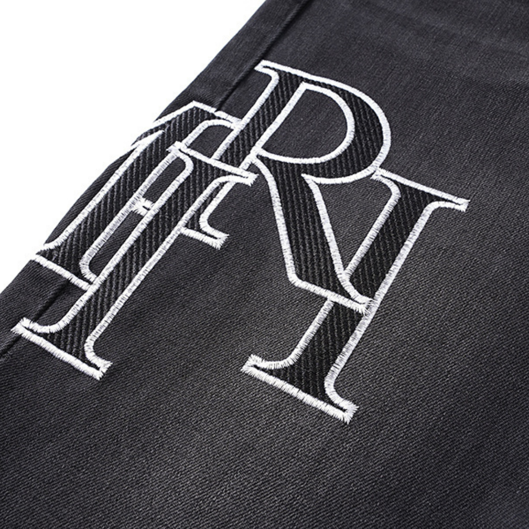 Black Artist Splatter Jeans