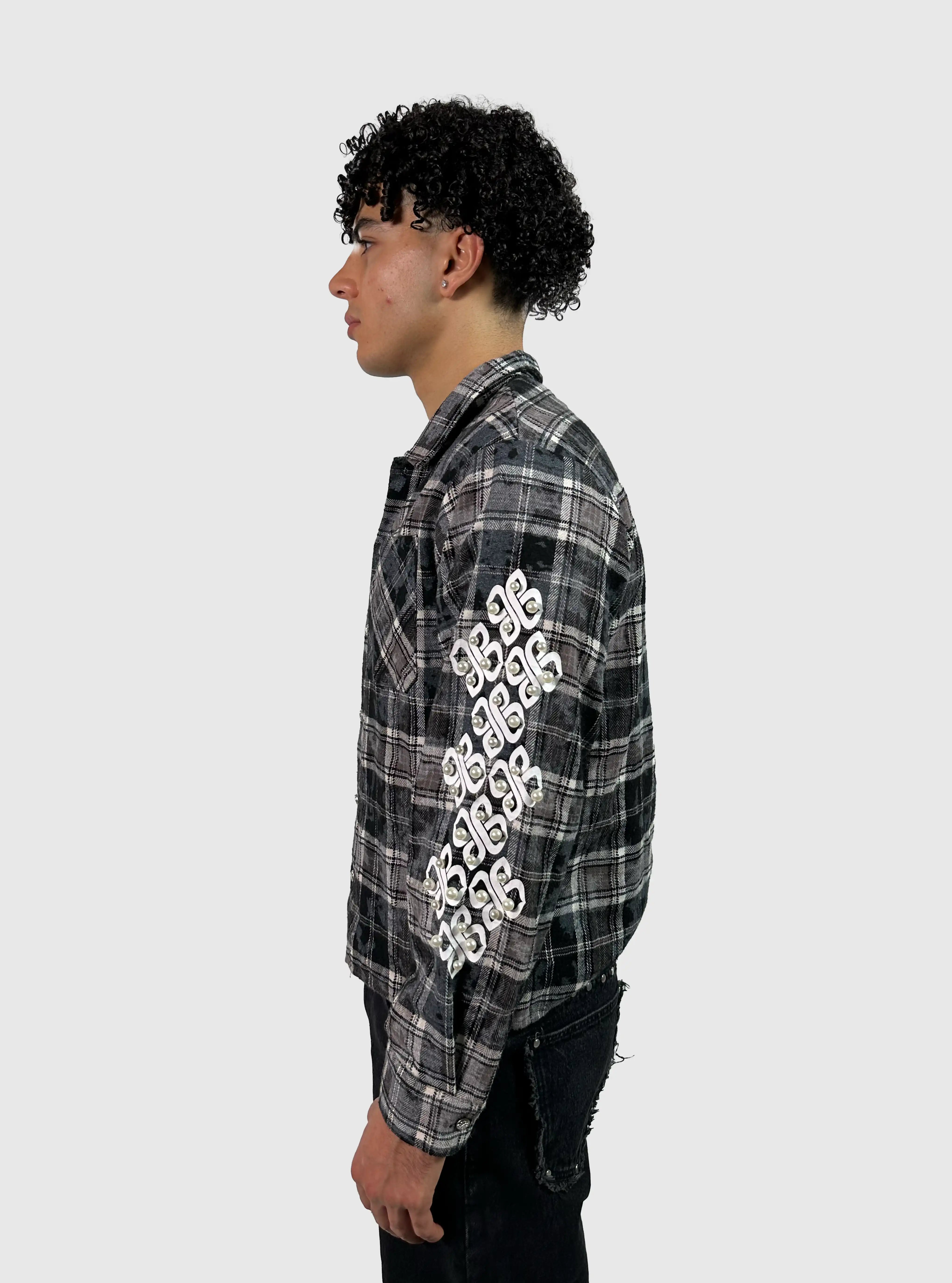 PEARL WASHED FLANNEL DARK